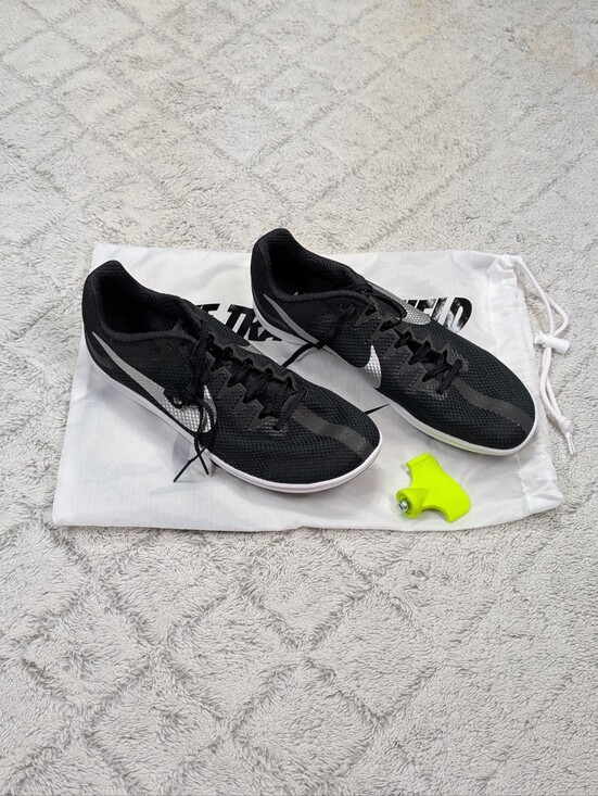 Nike Other - Nike Zoom Rival Black Silver Track Field Distance Spikes Mens 10.5 DC8725-001